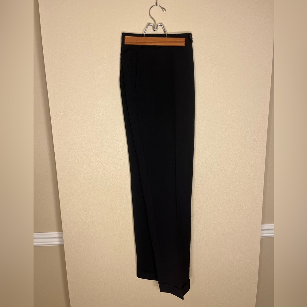 Canali Elegant Black Dress Pants
